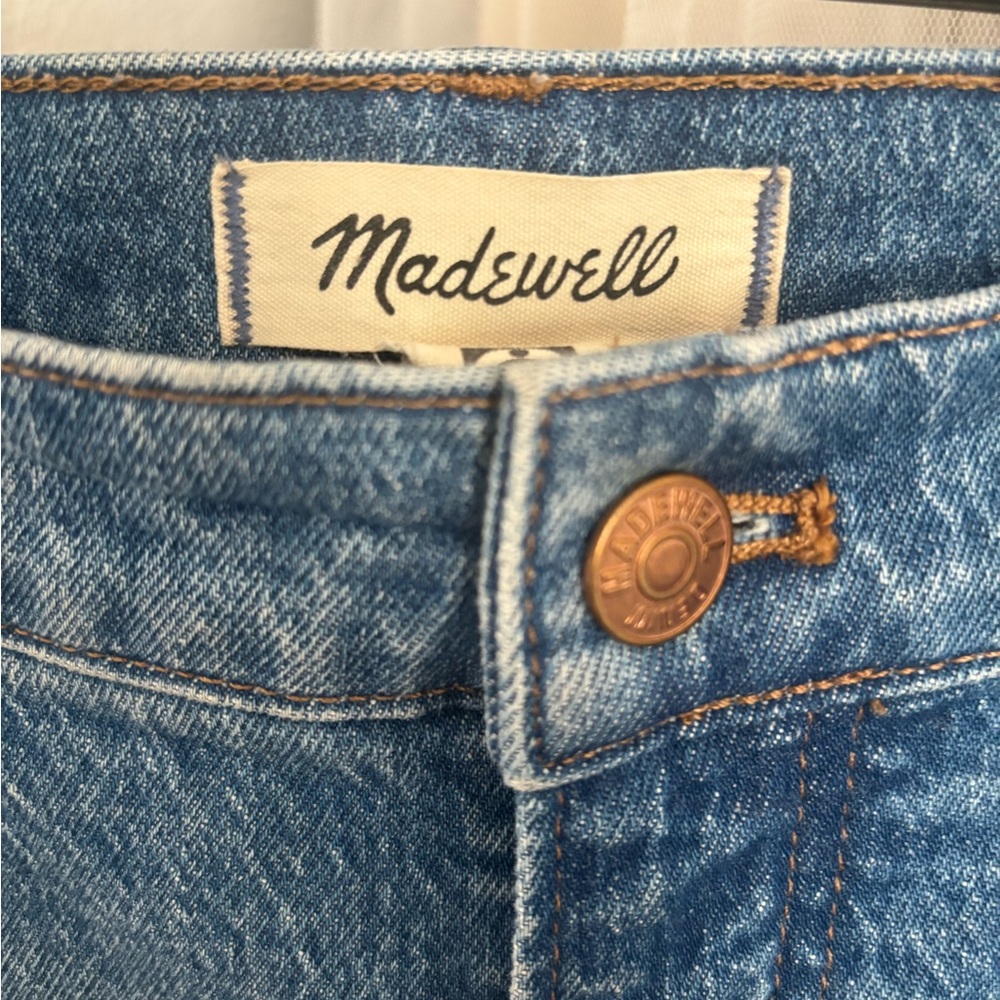 Madewell Indigo Perfect Vintage Wide Leg Crop Jeans